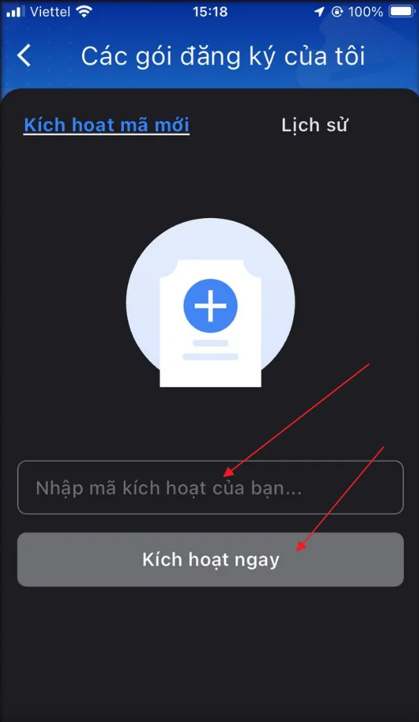 Bước 5: Dán mã code key và nhấn Kích hoạt ngay trên Vietmap Live