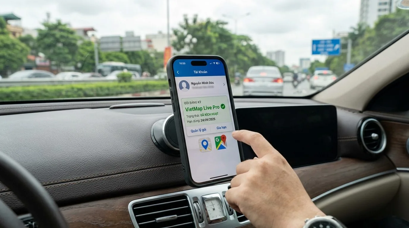 Cách Kiểm Tra Hạn Sử Dụng Vietmap Live Trên Điện Thoại